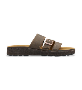 Sandaler i læder 2694 brun