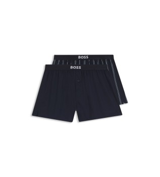 Set 2 Boxershorts Logo marinbl�