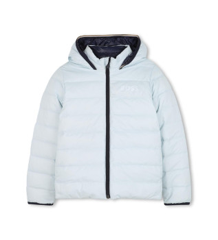 Light blue quilted jacket