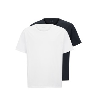 Pack 2 Camisetas Comfor blanco, marino