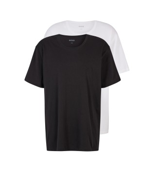 Pack 2 Camisetas Comfor blanco, negro