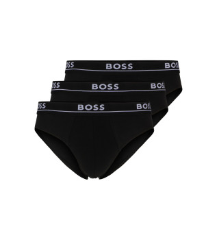 Lot de 3 slips Spirit noirs