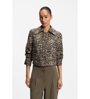 Jacke Janima mit Animal-Print-Muster