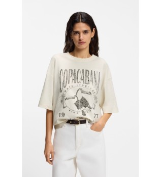 T-shirt Relaxed Fit biały