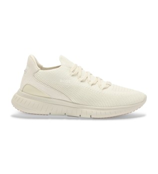 Slonn Titanium sapatos de couro branco