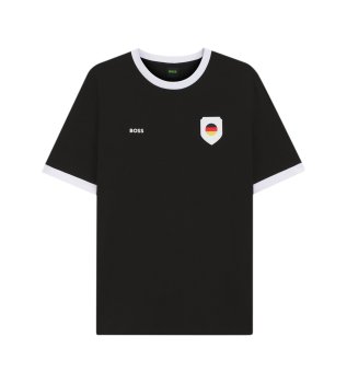 T-shirt avec drapeau noir 