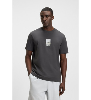 T-shirt Photoprint gris