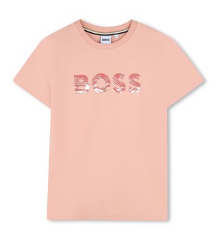 Koszulka w różowe kwiaty