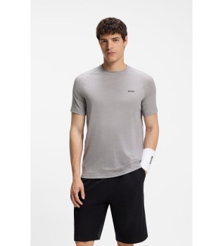 Grey slim fit sports t-shirt