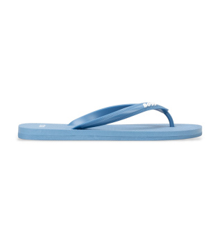Flip-Flops mit türkisfarbenem Logo-Detail