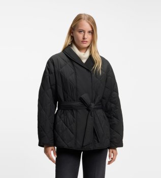 Pacolina quilted sort jakke