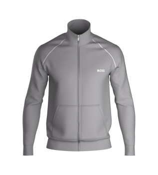 Grijs regular fit jack