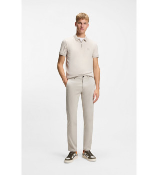 Pantaloni chino slim grigio chiaro