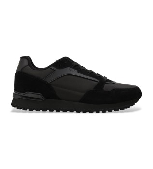 Parkour Leder Turnschuhe schwarz