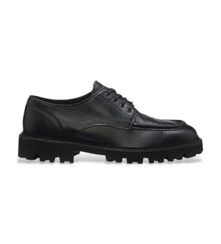 Julyo Derb-Schuhe aus Leder, schwarz