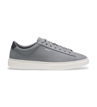 Kieran Tenn gray leather sneakers