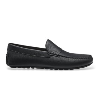 Noel sorte læder loafers