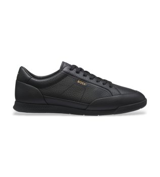 Baskets en cuir Nitan Low noires