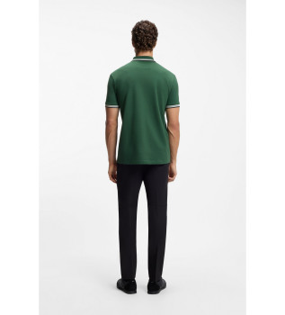 Polo in piqu� di cotone verde riso