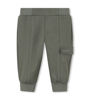 Natural green trousers