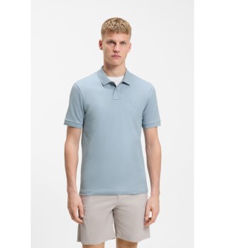 Polo Slim Fit bleu