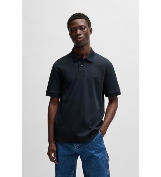 Polo majica Interlock navy