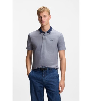 Polo Piqu� Coton bleu