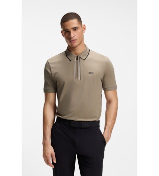 Polo Active slim fit vert