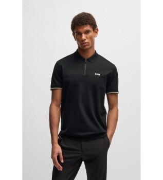 Philix Pima polo shirt black