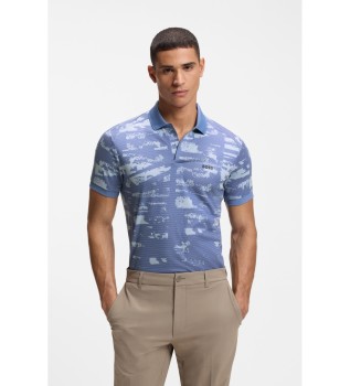 Polo Active slim fit bleu