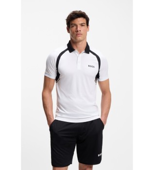Polo Active slim fit blanc