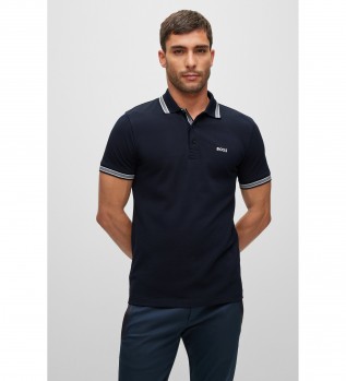 Comprare BOSS polo blu navy Paddy