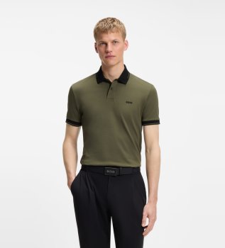 Polo Paule verde-oliva