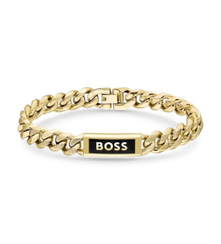 Pulsera de acero Claro dorado