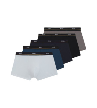 Lot de 5 boxers multicolores