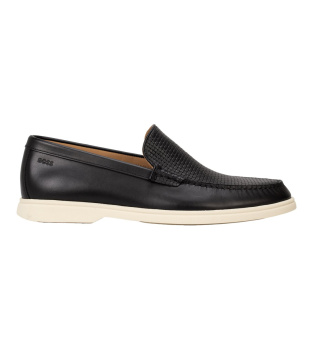 Mocassins de couro Sienne Loaf preto