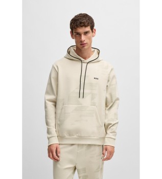 Sweat Soody blanc cass