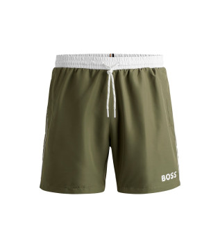 Zielony kostium kąpielowy rozgwiazda