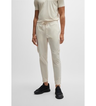 Pantalon de coupe fusele blanc