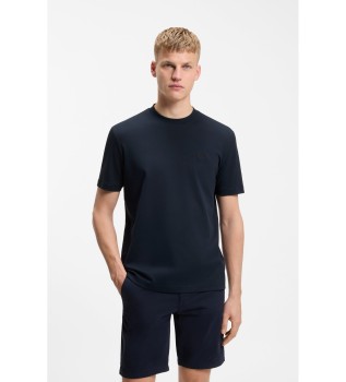 Cotton Interlock T-shirt navy