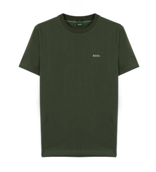 T-shirt vert  coupe rgulire