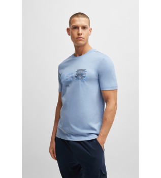 T-shirt Text blue