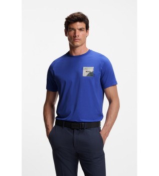 Relaxed Fit T-Shirt blau