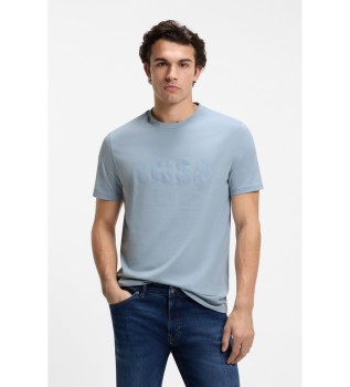 Camiseta Punto Logo azul claro