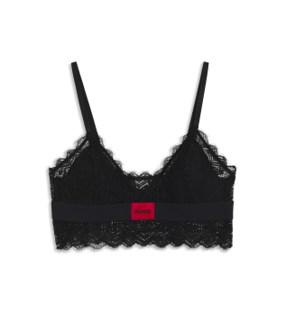 Soutien-gorge triangle en dentelle noir