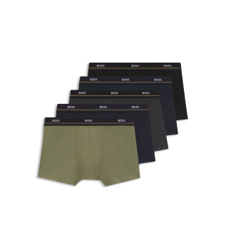 Pack 5 Boxers Essential multicolore