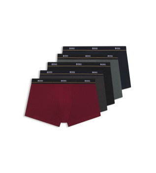 Komplet 5 večbarvnih boksaric Essential
