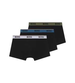 Set 3 Boxers Dia svart