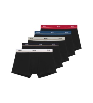 Set 5 Boxershorts Typ svart