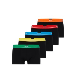 Pack de 5 boxers casual negro